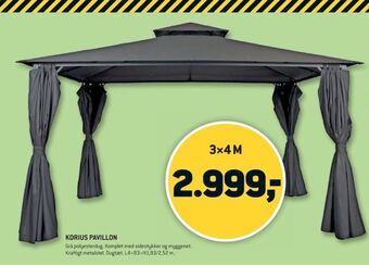 XL-BYG Ukendt havepavillon tilbud