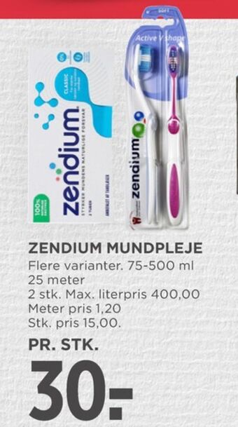MENY Zendium tandpasta tilbud
