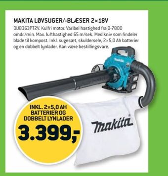 XL-BYG Makita løvblæser tilbud