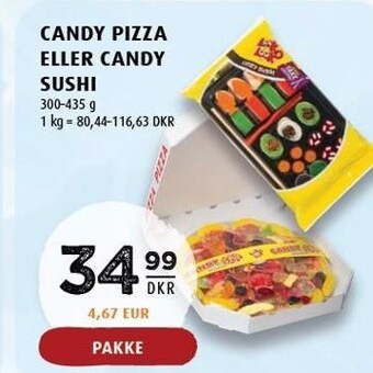 Scandinavian Park Candy pizza eller candy sushi tilbud