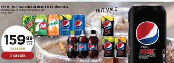 Scandinavian Park Pepsi, 7up, mountain dew eller mirinda tilbud