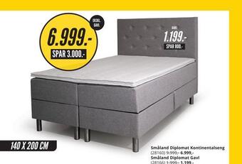My Home Småland diplomat kontinentalseng tilbud