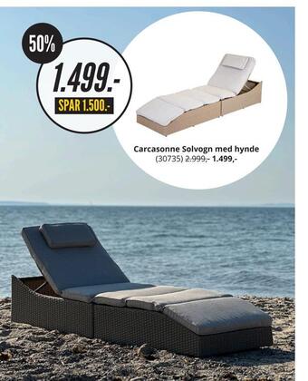My Home Carcasonne solvogn med hynde tilbud