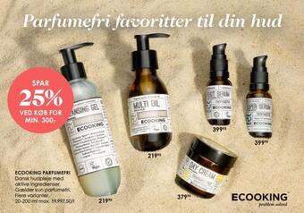 Matas Ecooking parfumefri tilbud
