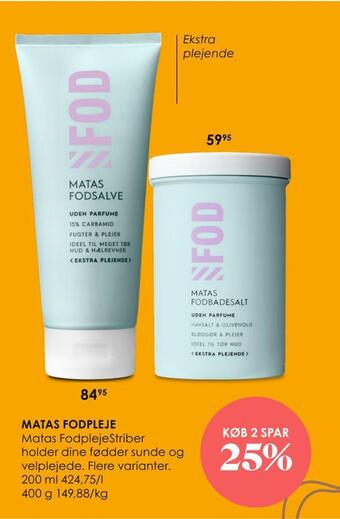 Matas Matas fodpleje tilbud