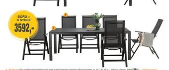 Harald Nyborg Bord + 6 stole tilbud