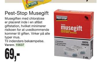 Harald Nyborg Pest-stop musegift tilbud