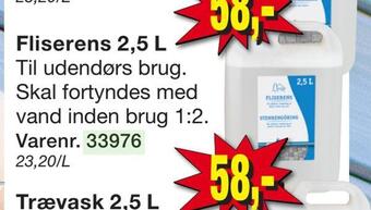Harald Nyborg Fliserens 2,5 l tilbud