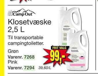 Harald Nyborg Klosetvæske 2,5 l tilbud