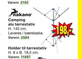 Harald Nyborg Camping alu tørrestativ tilbud