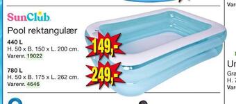 Pool rektangulær