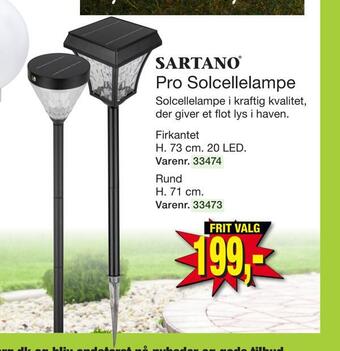 Harald Nyborg Pro solcellelampe tilbud
