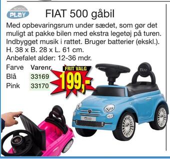 Harald Nyborg Fiat 500 gåbil tilbud