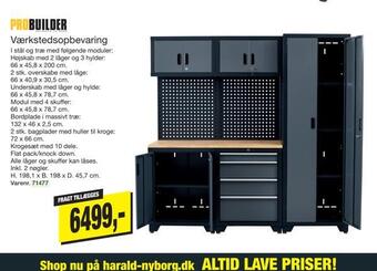 Harald Nyborg Værkstedsopbevaring tilbud