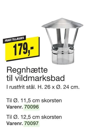 Harald Nyborg Regnhætte til vildmarksbad tilbud