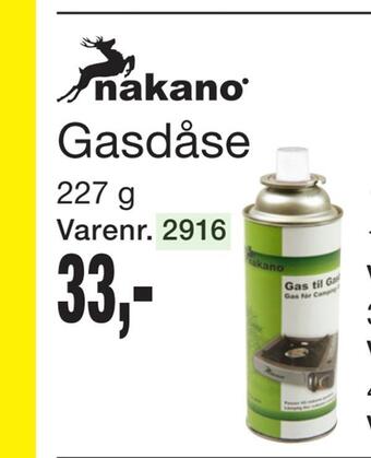 Harald Nyborg Gasdåse tilbud