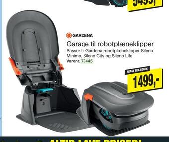 Garage til robotplæneklipper