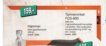 Tømrervinkel fcs-800
