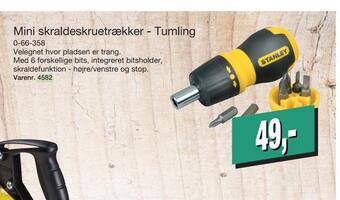 Harald Nyborg Mini skraldeskruetrækker - tumling tilbud