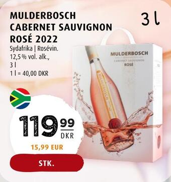 Scandinavian Park Mulderbosch cabernet sauvignon rosé 2022 tilbud