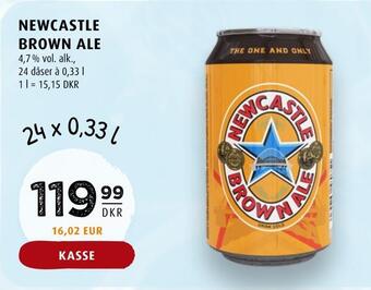 Scandinavian Park Newcastle brown ale tilbud