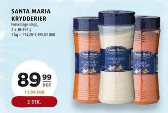 Scandinavian Park Santa maria krydderier tilbud