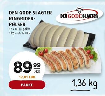 Scandinavian Park Den gode slagter ringrider- pølser tilbud