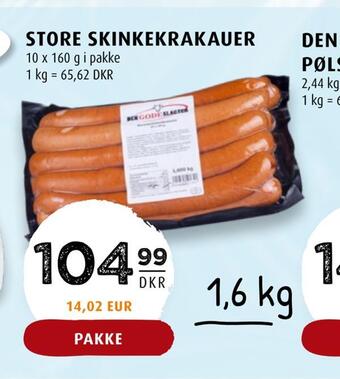 Scandinavian Park Store skinkekrakauer tilbud