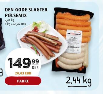 Scandinavian Park Den gode slagter pølsemix tilbud