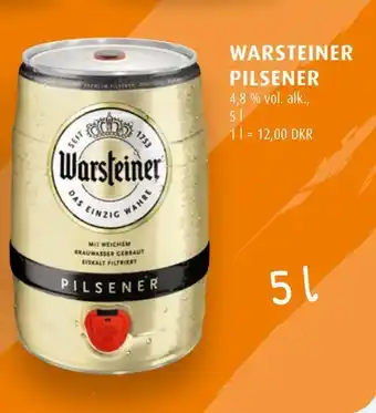 Scandinavian Park Warsteiner pilsener tilbud