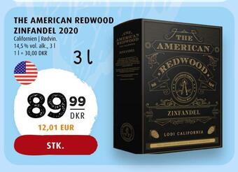 Scandinavian Park The american redwood zinfandel 2020 tilbud