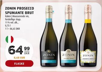 Scandinavian Park Zonin prosecco spumante brut tilbud