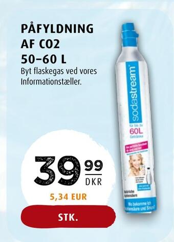 Scandinavian Park Påfyldning af co2 50-60 l tilbud