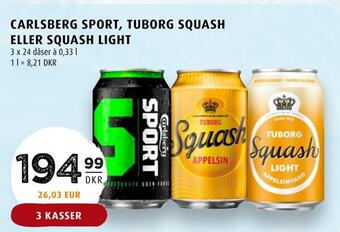 Scandinavian Park Carlsberg sport, tuborg squash eller squash light tilbud