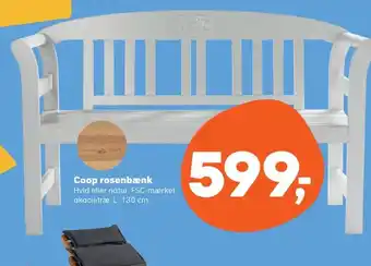 SuperBrugsen Coop rosenbænk tilbud