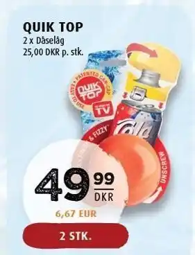 Scandinavian Park Quik top - 2 x dåselåg tilbud