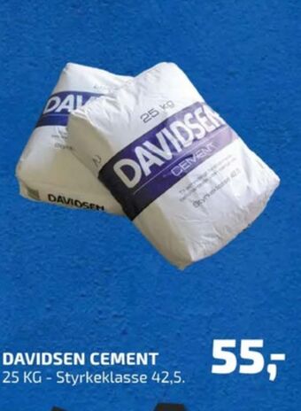 Davidsen Davidsen cement tilbud