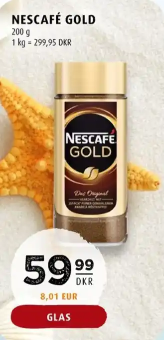 Gold instant kaffe