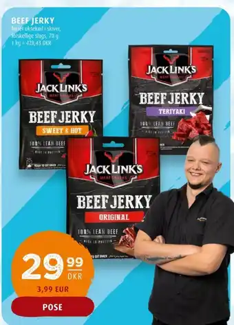 Scandinavian Park Jack links tørret kød tilbud