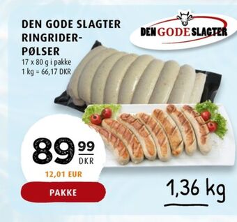 Scandinavian Park Den gode slagter ringriderpølser tilbud