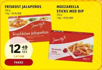 Jeden tag mozzarellasticks
