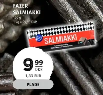 Salmiakki chokoladeplade