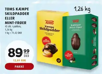 Scandinavian Park Kæmpe frøer chokoladefrøer mint tilbud