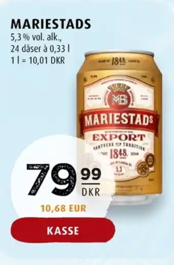 Scandinavian Park Export øl tilbud