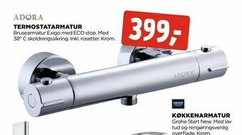 jem & fix Termostatarmatur tilbud