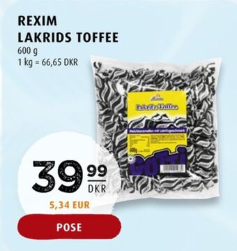 Scandinavian Park Lakritz toffee karameller tilbud