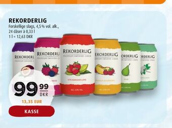 Scandinavian Park Rekorderlig cider tilbud