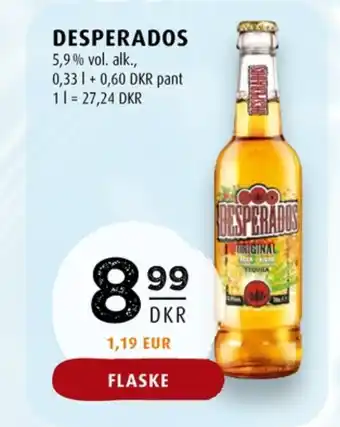 Scandinavian Park Desperados specialøl tilbud