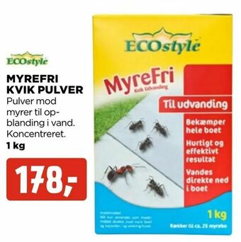 jem & fix Myrefri kvik pulver tilbud