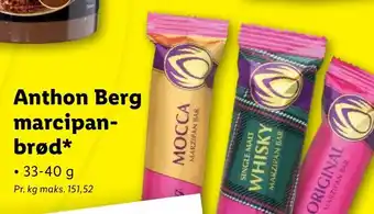 Lidl Anthon Berg marcipan-brød* tilbud
